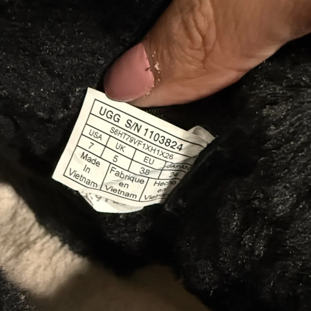 UGG Women's Devorah Waterproof‎ Black Wedge Boots